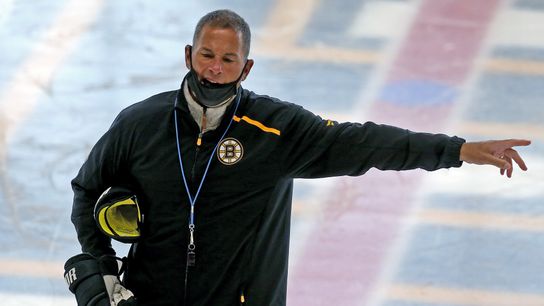 Bruce Cassidy offers early glimpse at 2021-22 Bruins’ lineup taken at Warrior Ice Arena (Bruins)
